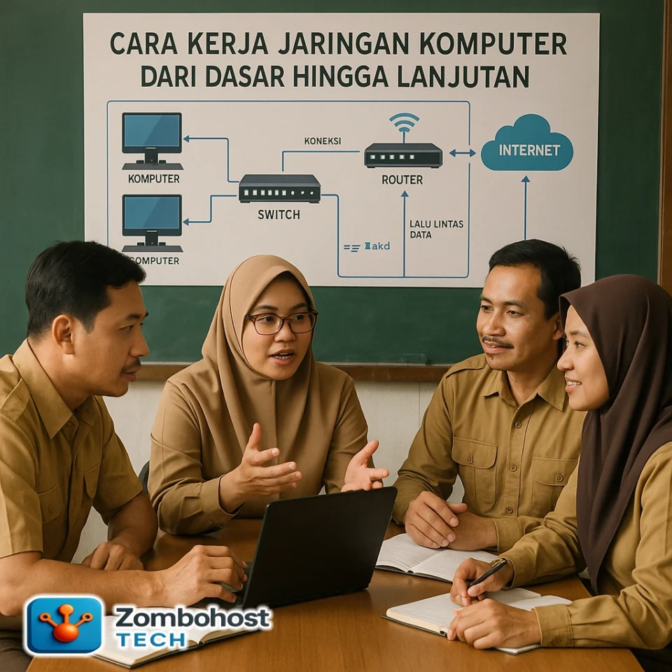 zombohost - Cara Kerja Jaringan Komputer dari Dasar hingga Lanjutan